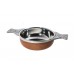 Elm Wooden Pewter Quaich